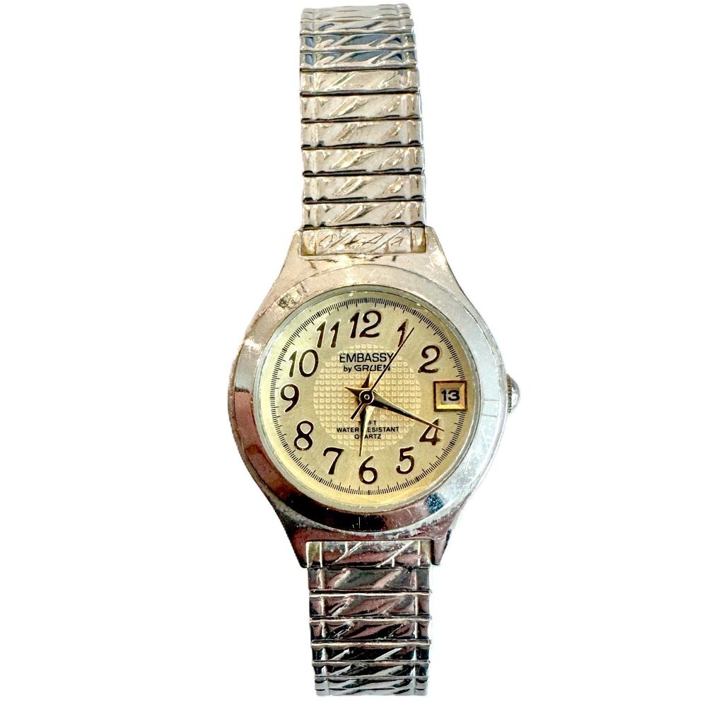 Vintage Embassy By Gruen Twotone Ladies Watch, 1990’s